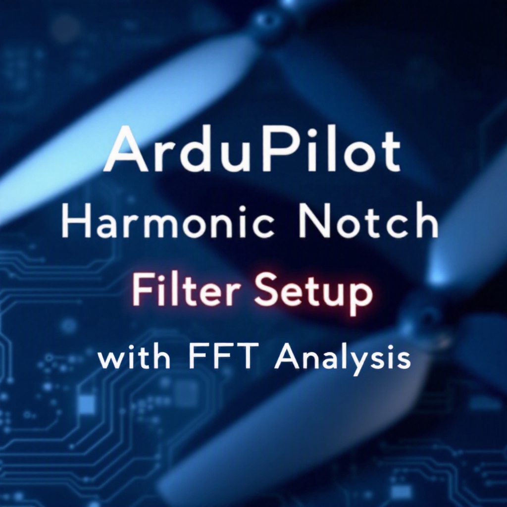 ArduPilot Harmonic Notch Filter Setup with FFT Analysis