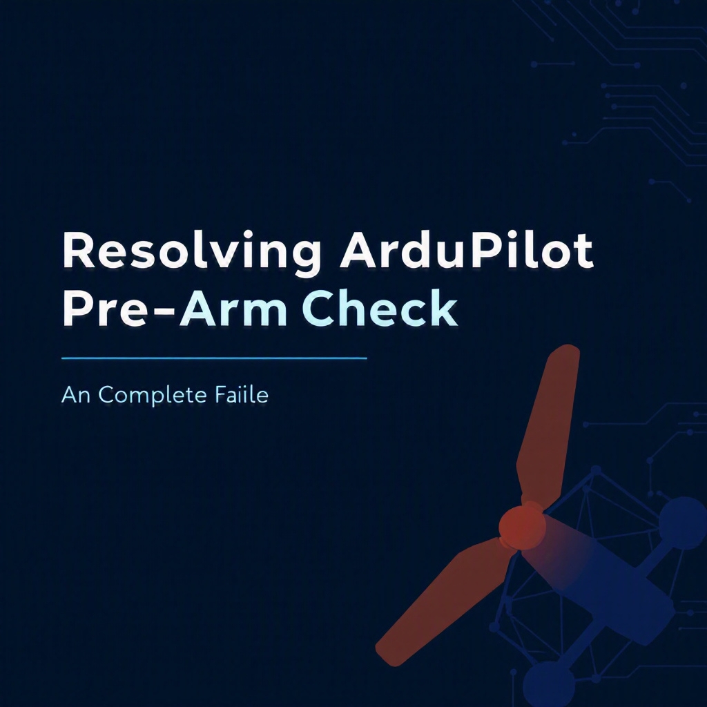 Resolving ArduPilot Pre-Arm Check Failures: A Complete Guide